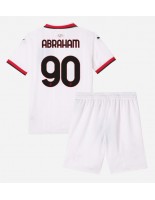 AC Milan Tammy Abraham #90 Vieraspaita Lasten 2024-25 Lyhythihainen (+ shortsit)